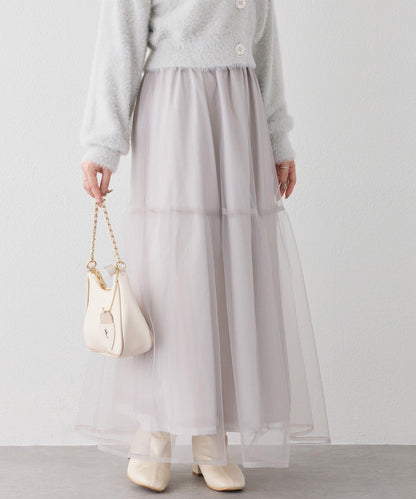 【套裝優惠商品】網紗長裙