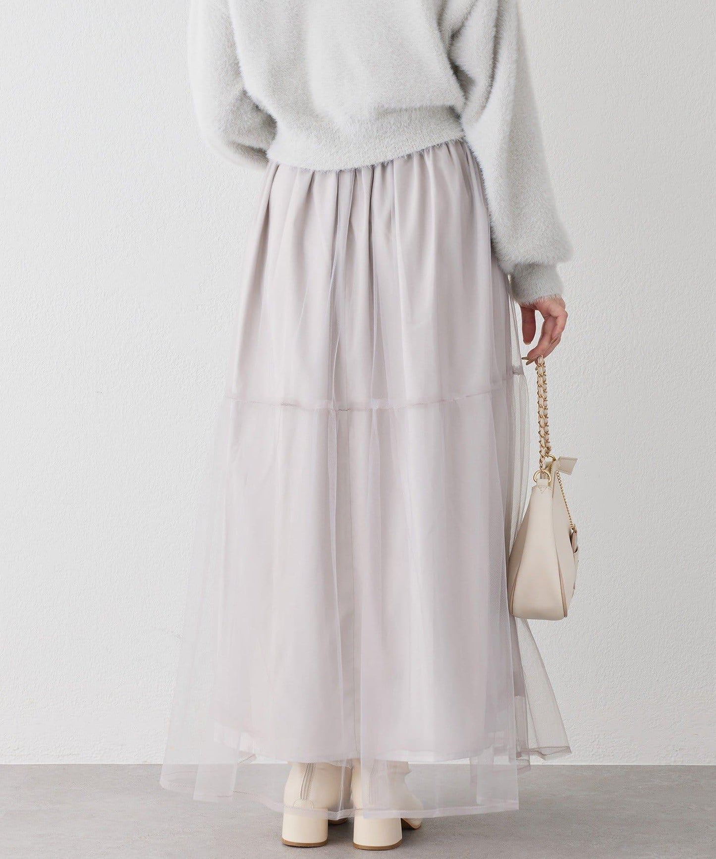 【套裝優惠商品】網紗長裙