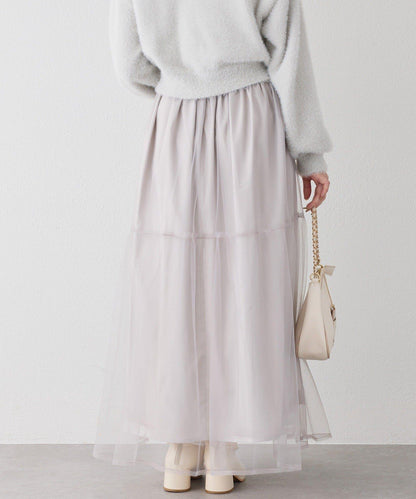 【套裝優惠商品】網紗長裙