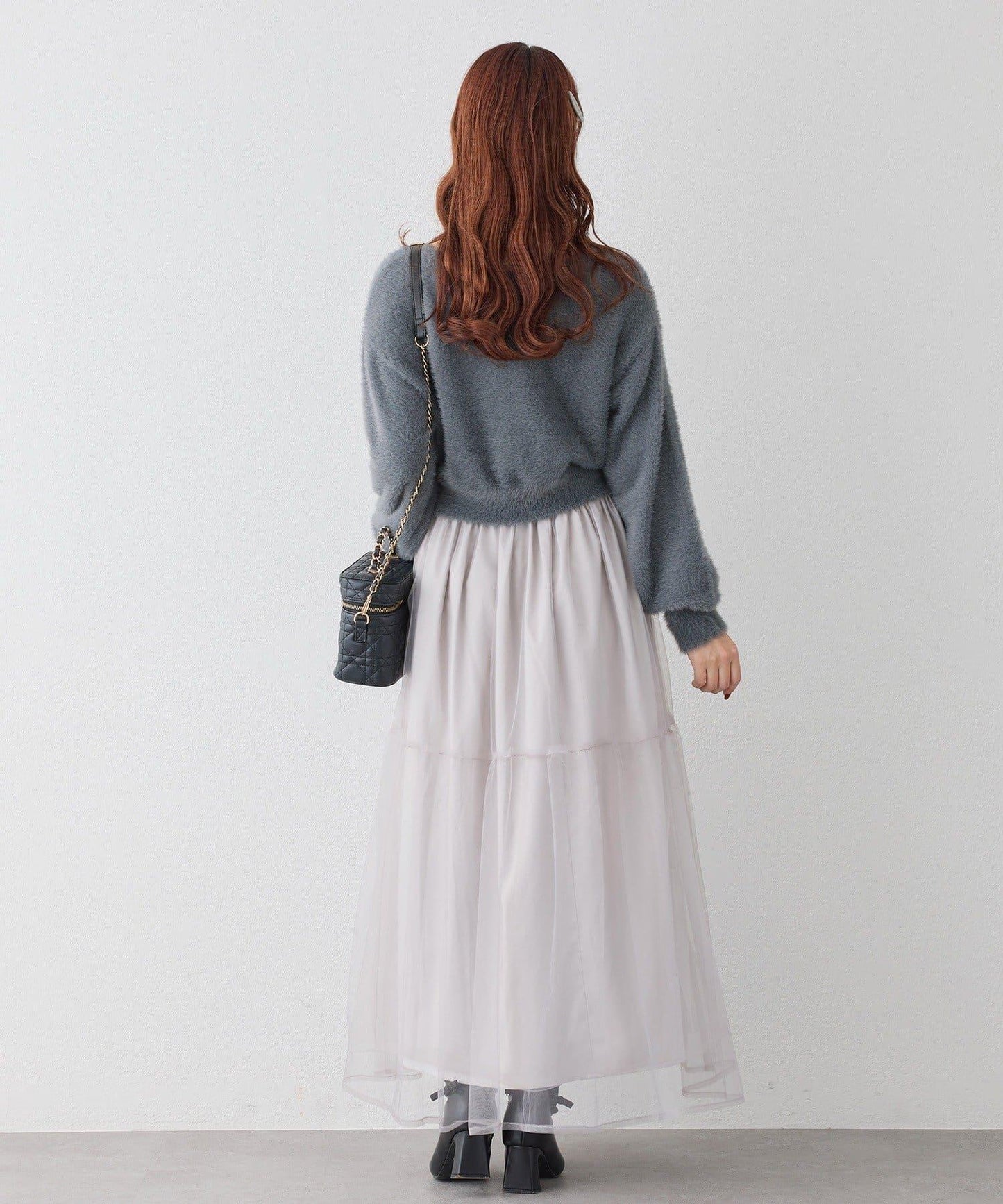 【套裝優惠商品】網紗長裙