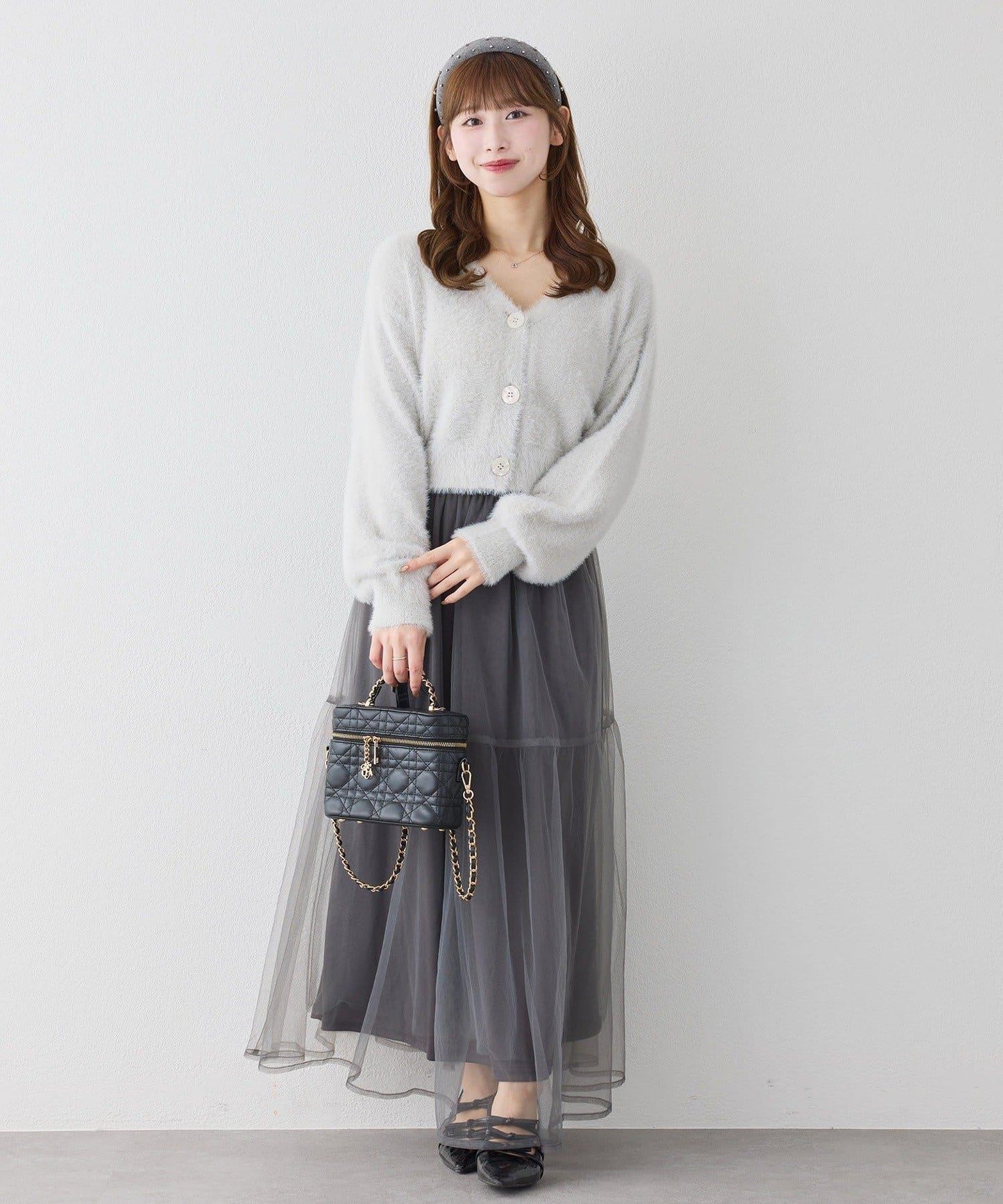 【套裝優惠商品】網紗長裙