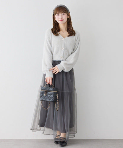 【套裝優惠商品】網紗長裙