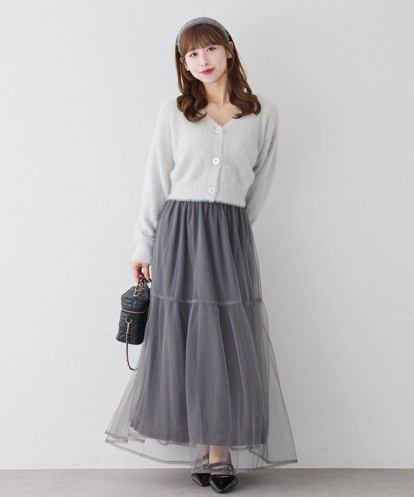 【套裝優惠商品】網紗長裙