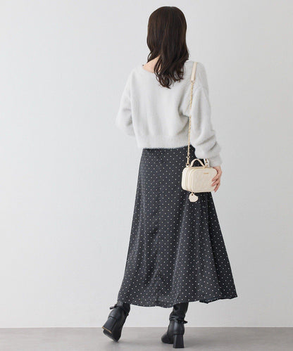 【套裝促銷商品】交叉針織&側邊繫帶吊帶連衣裙套裝