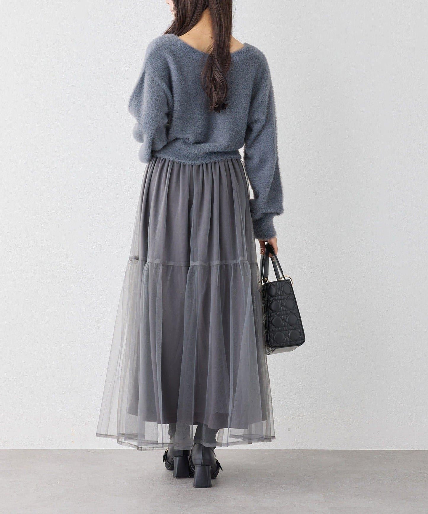 【套裝優惠商品】網紗長裙