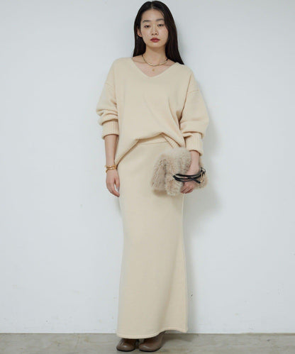 【可成套搭配】美利奴羊毛針織半身裙
