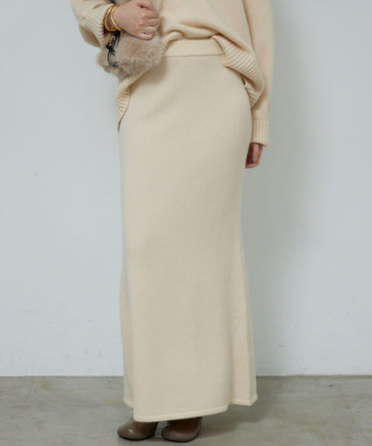 【可成套搭配】美利奴羊毛針織半身裙