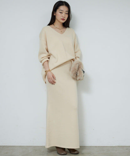 【可成套搭配】美利奴羊毛針織半身裙