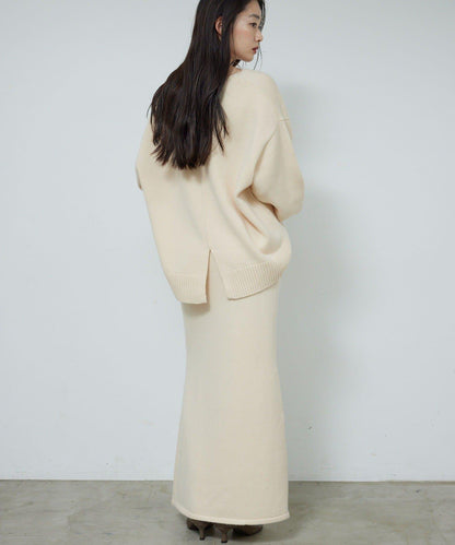 【可成套搭配】美利奴羊毛針織半身裙