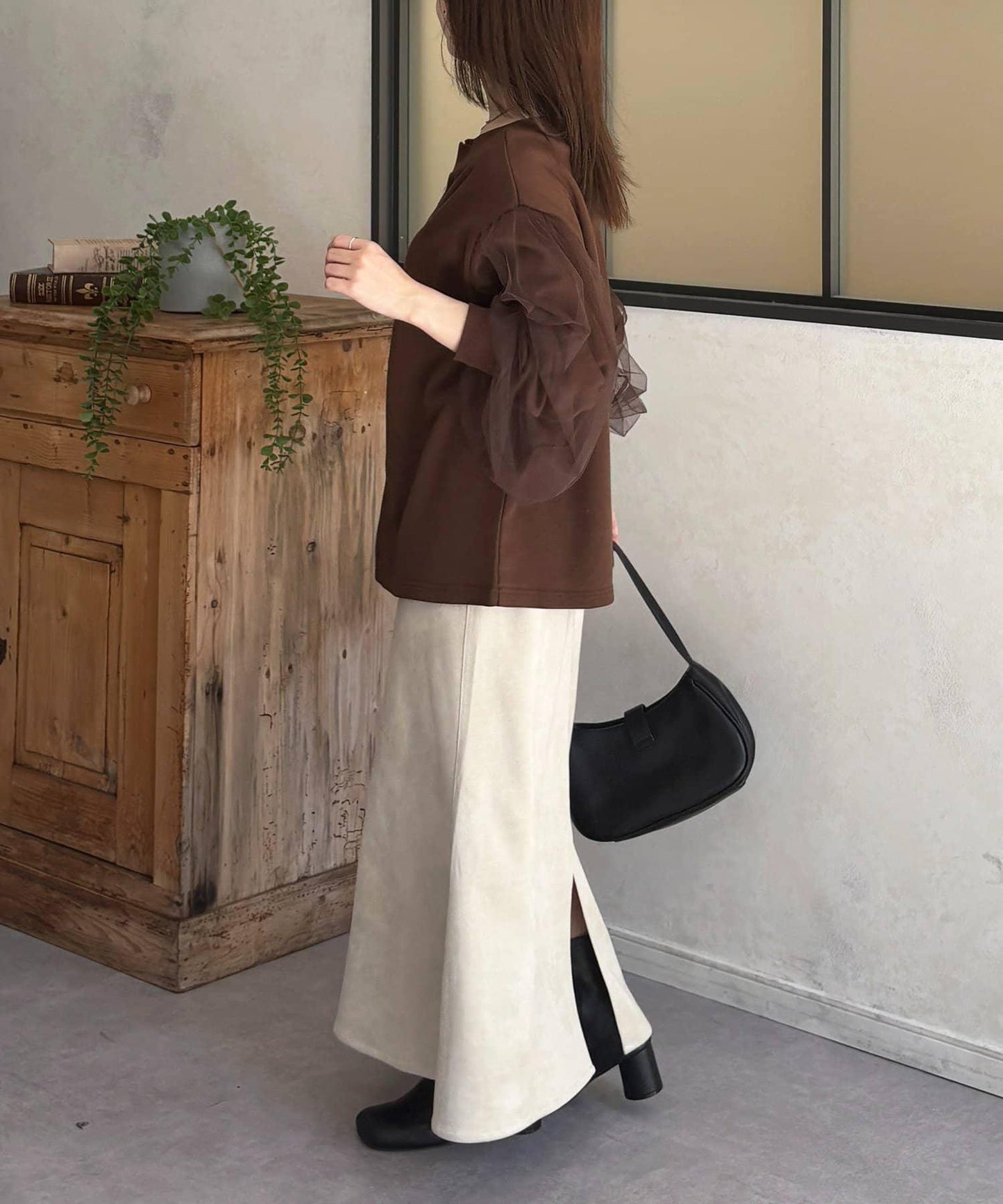 F麂皮I型裙