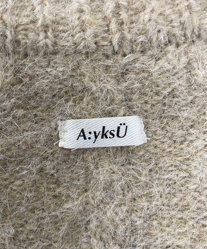 【あやっち(@_acoba_)企畫】麻花編織蝴蝶結流蘇一字肩針織衫