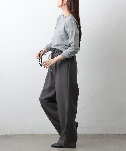 亮片圓領針織上衣