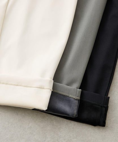 【可調節腰圍】加絨粘合休閒褲