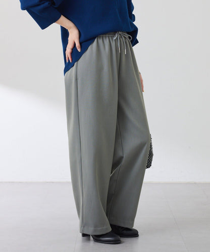 【可調節腰圍】加絨粘合休閒褲