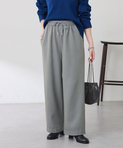 【可調節腰圍】加絨粘合休閒褲