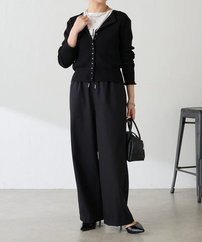 【可調節腰圍】加絨粘合休閒褲