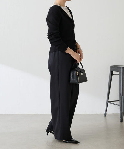 【可調節腰圍】加絨粘合休閒褲