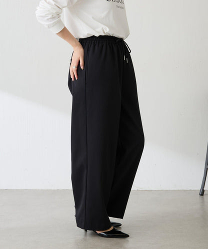 【可調節腰圍】加絨粘合休閒褲