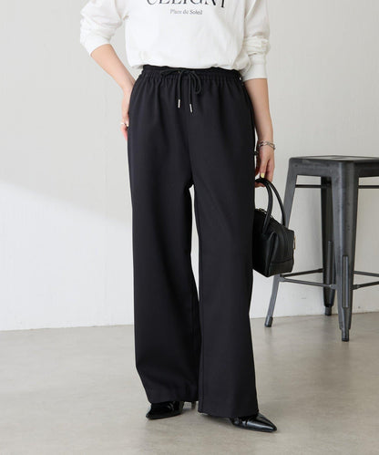 【可調節腰圍】加絨粘合休閒褲