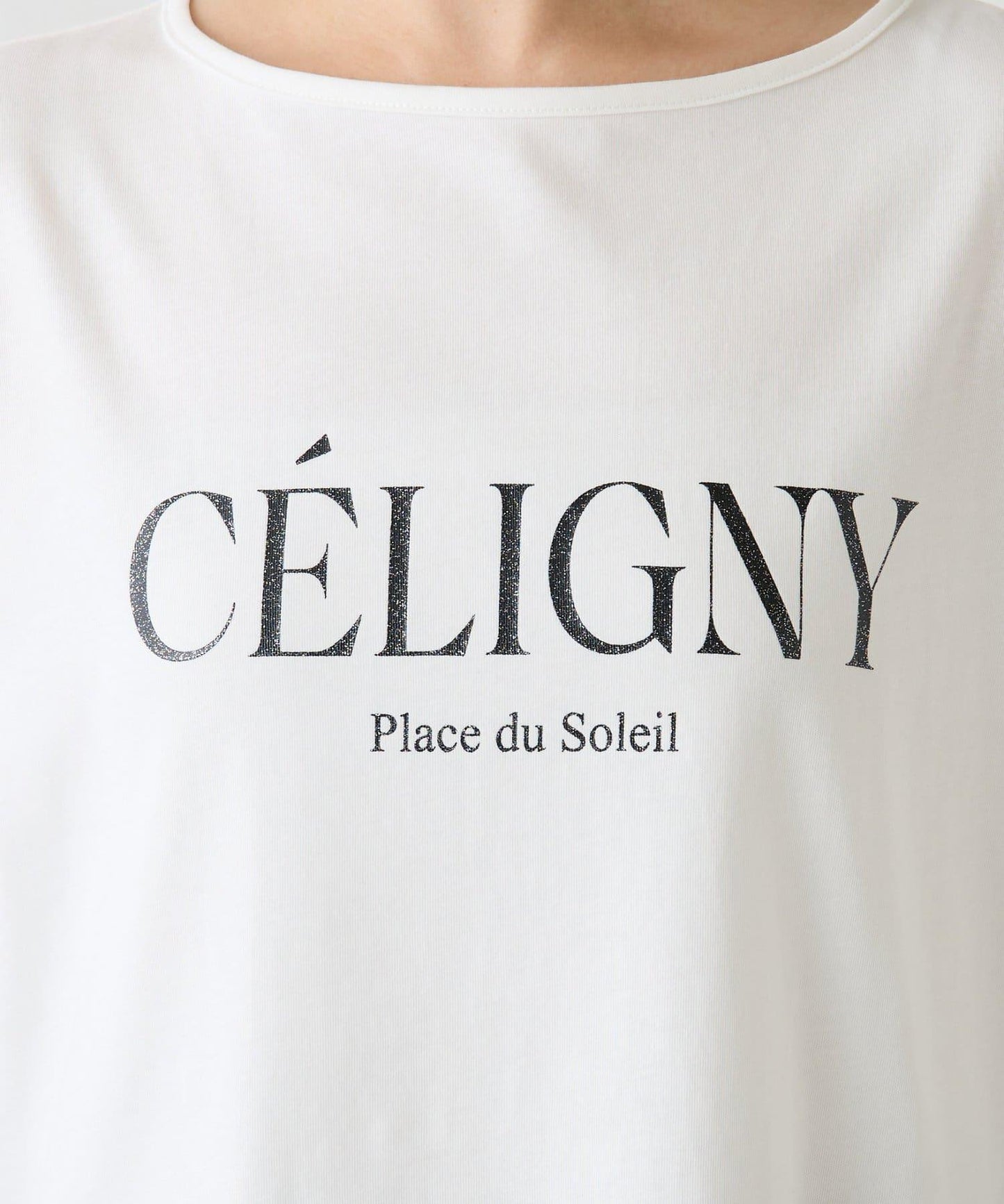 亮片字母長袖T恤/疊穿單品