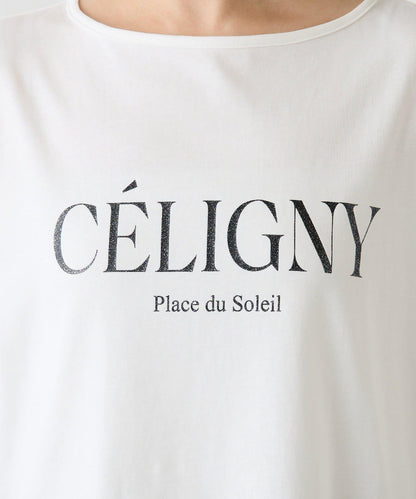 亮片字母長袖T恤/疊穿單品