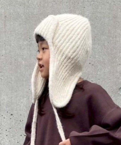 【KIDS】帶耳朵兩用針織帽