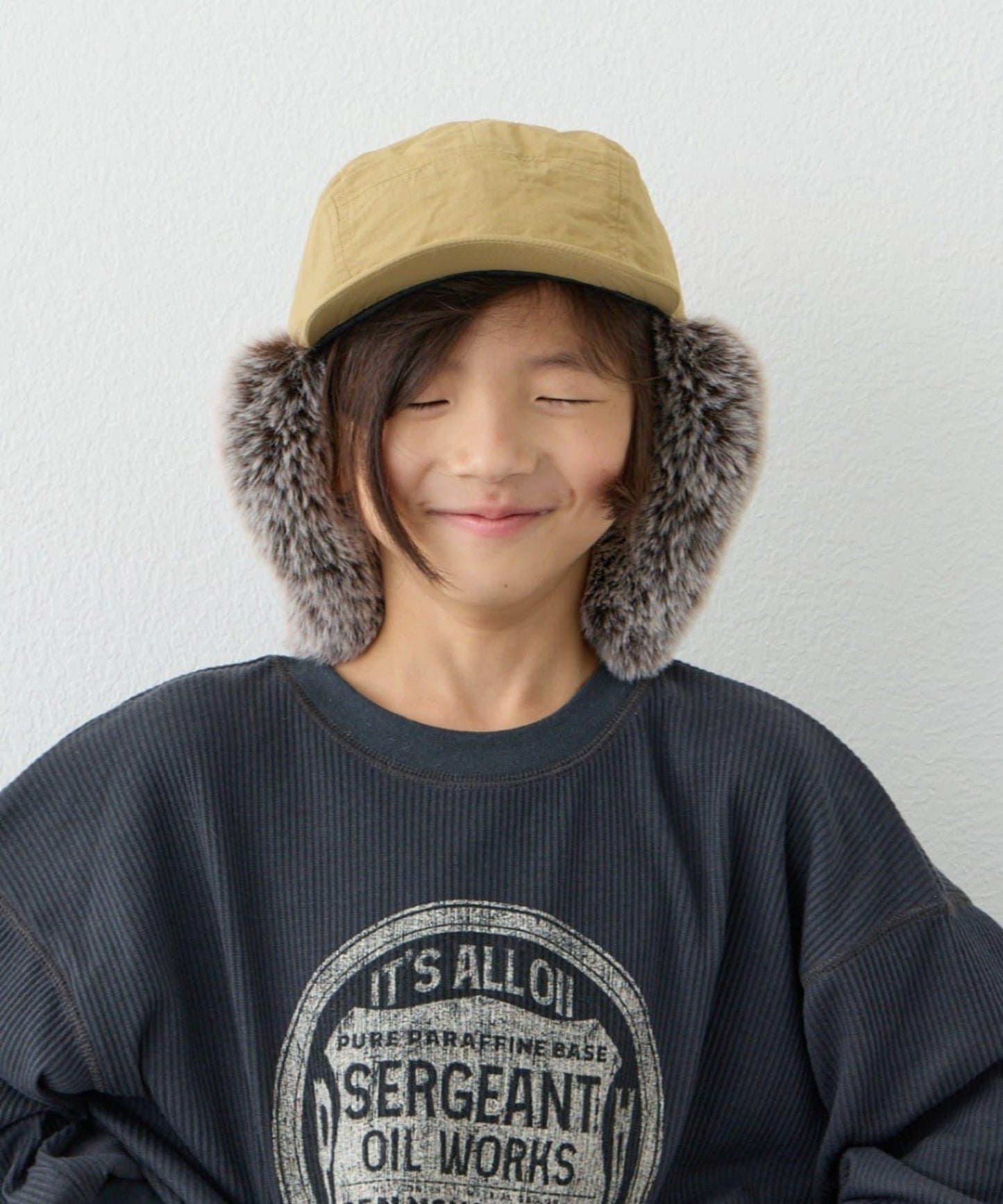 【KIDS】軍風飛行帽