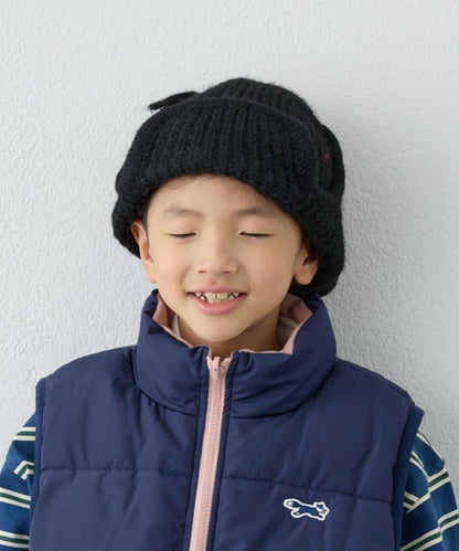 【KIDS】帶耳朵兩用針織帽