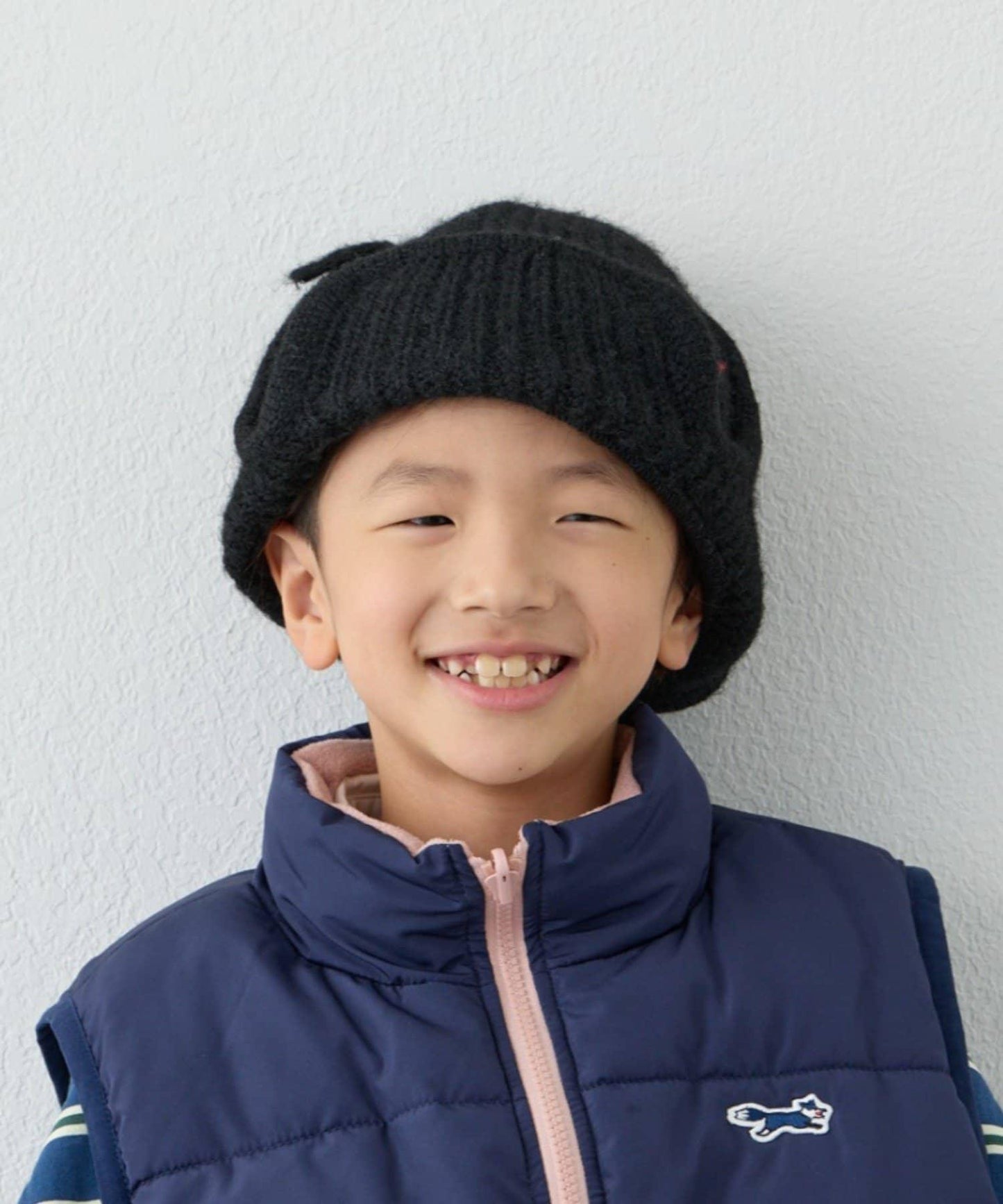 【KIDS】帶耳朵兩用針織帽