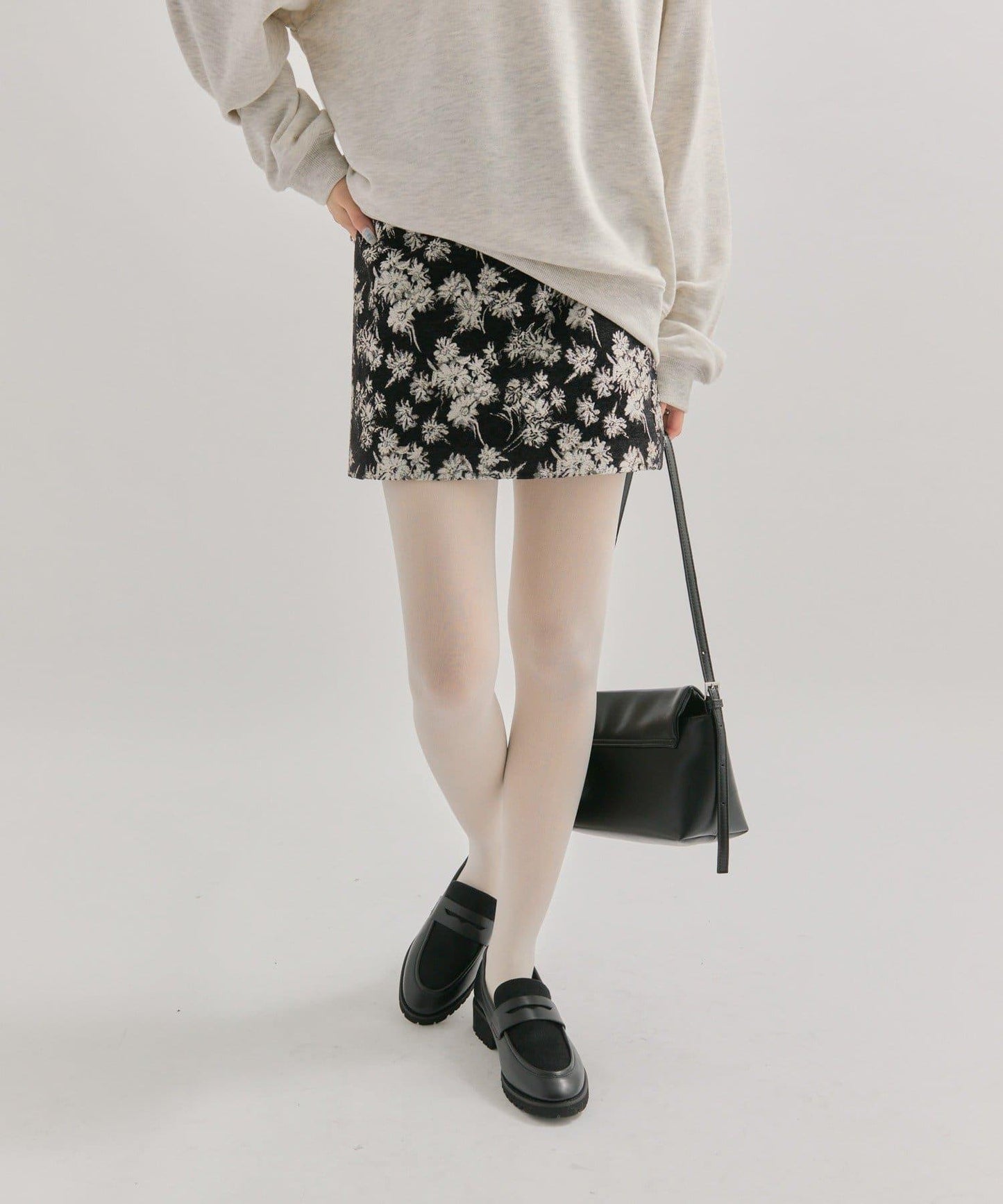 復古風格迷你裙褲