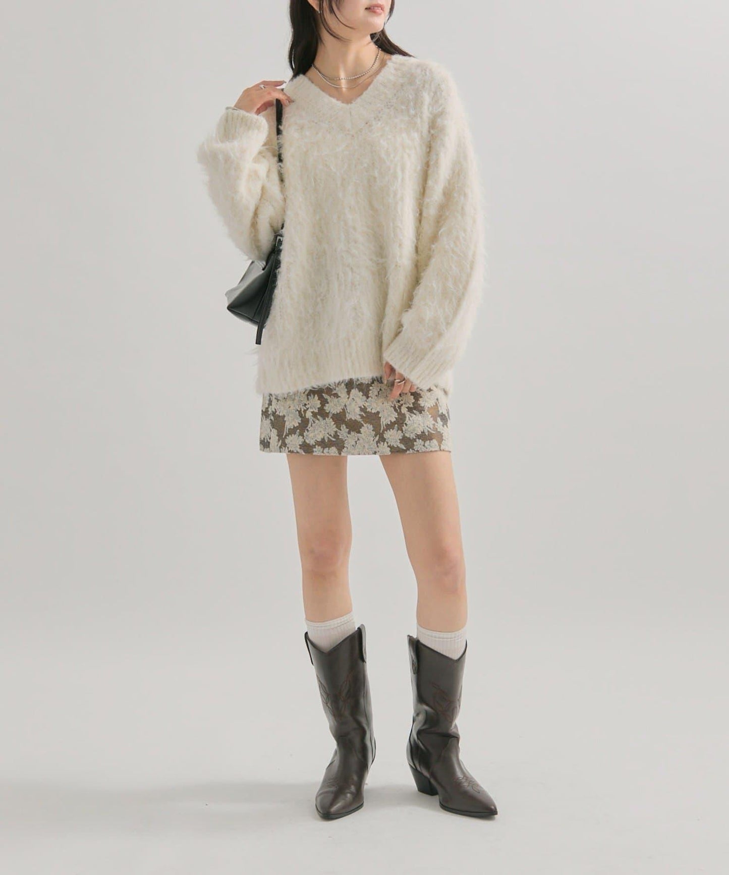 復古風格迷你裙褲