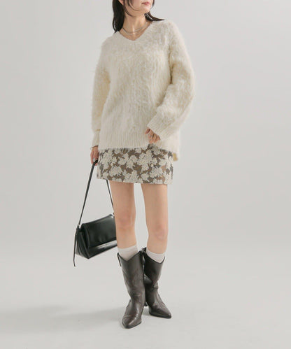 復古風格迷你裙褲