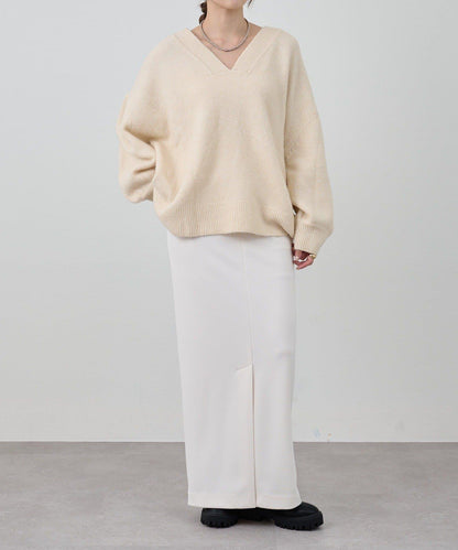 《@kanako_iki聯名配色》波浪領針織衫