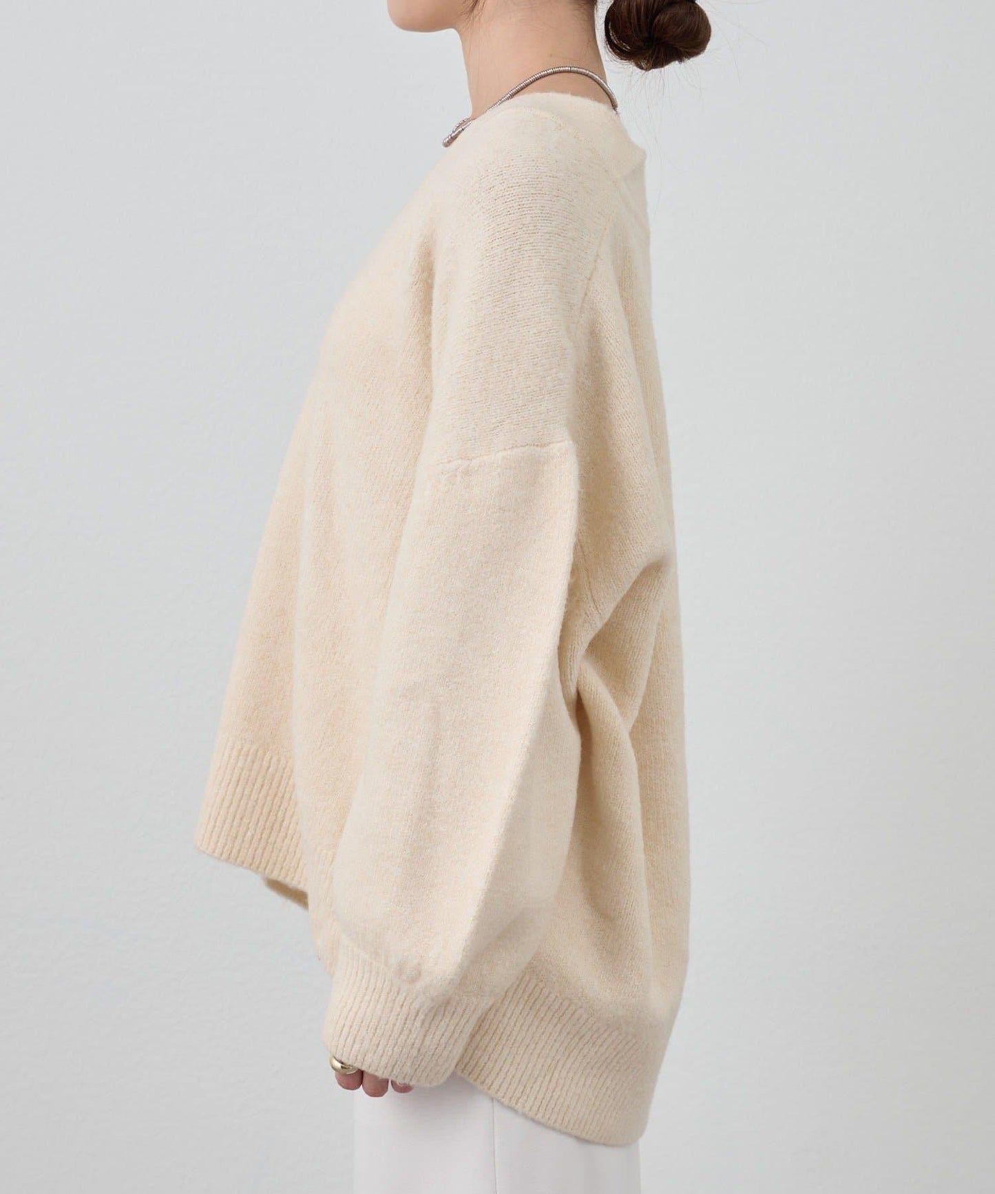 《@kanako_iki聯名配色》波浪領針織衫