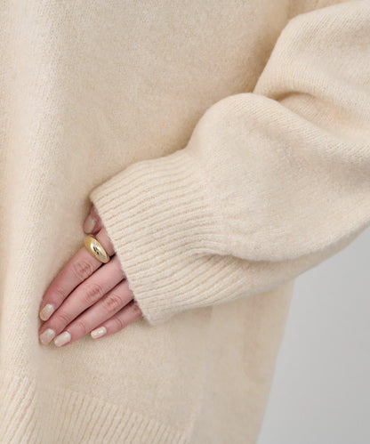 《@kanako_iki聯名配色》波浪領針織衫