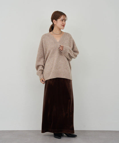 《@kanako_iki聯名配色》波浪領針織衫