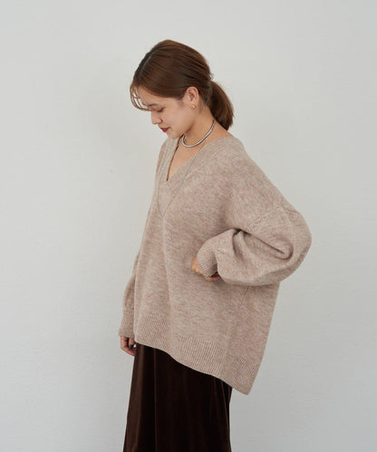 《@kanako_iki聯名配色》波浪領針織衫