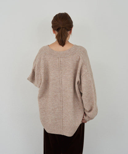 《@kanako_iki聯名配色》波浪領針織衫