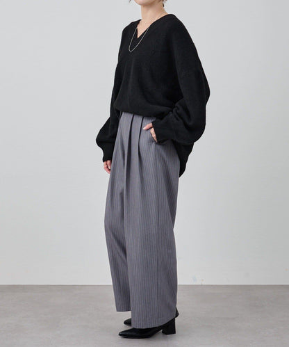 《@kanako_iki聯名配色》波浪領針織衫