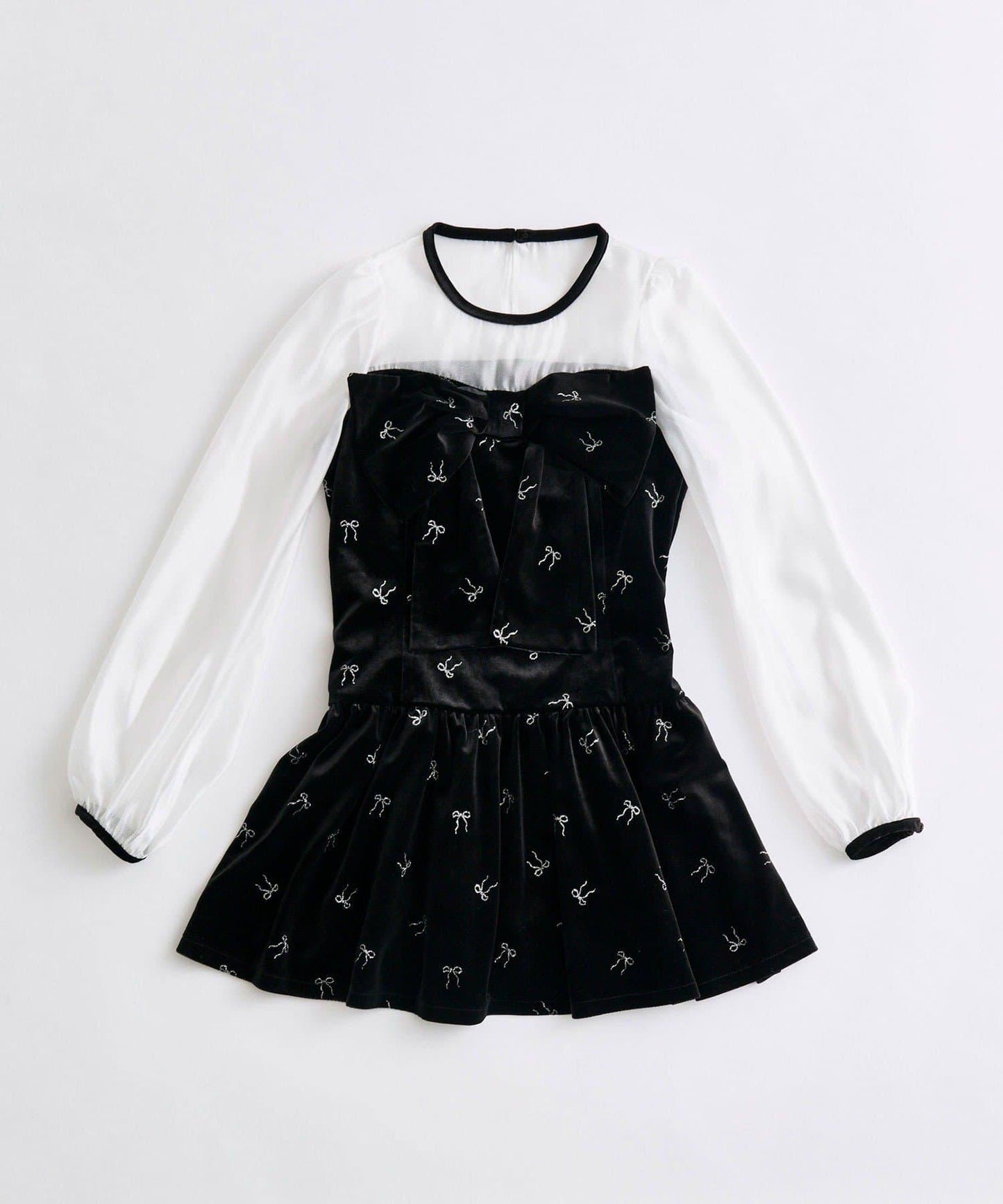 Twinkle蝴蝶結迷你連衣裙