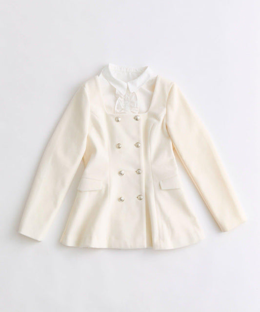 【Belle Charme】經典荷葉邊領夾克