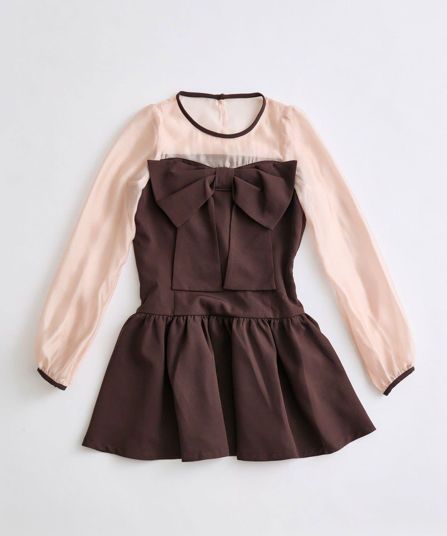 Twinkle蝴蝶結迷你連衣裙