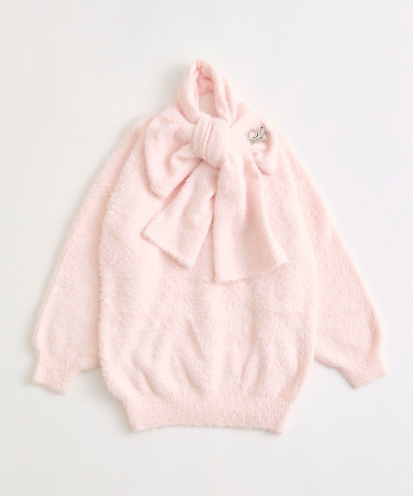 Twinkle帶圍巾針織連衣裙