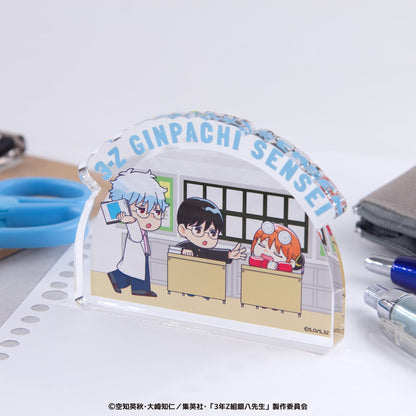 3年Z班銀八老師_異形亞克力擺件 01.坂田銀八・志村新八・神樂