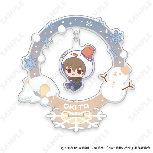 3年Z組銀八老師 搖擺亞克力立牌 5 沖田總悟[雪仗！]