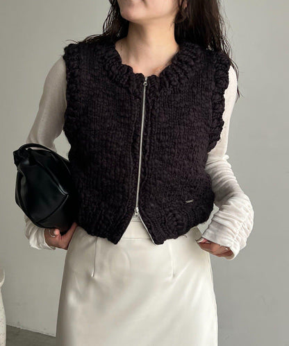 手工編織背心