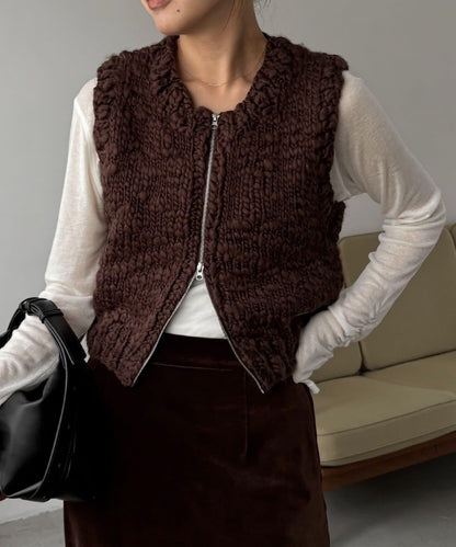 手工編織背心