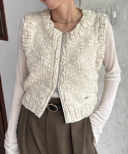 手工編織背心