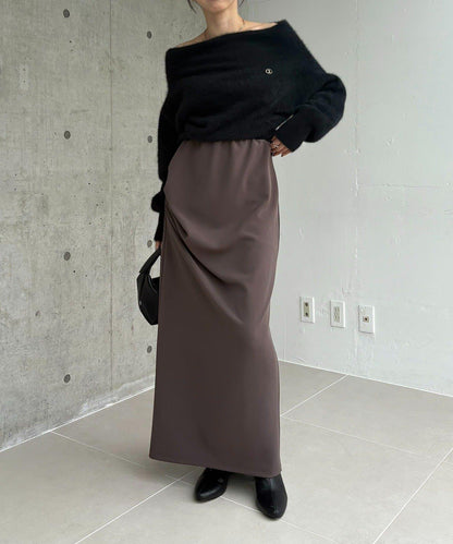 剪裁垂墜半身裙