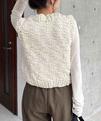 手工編織背心